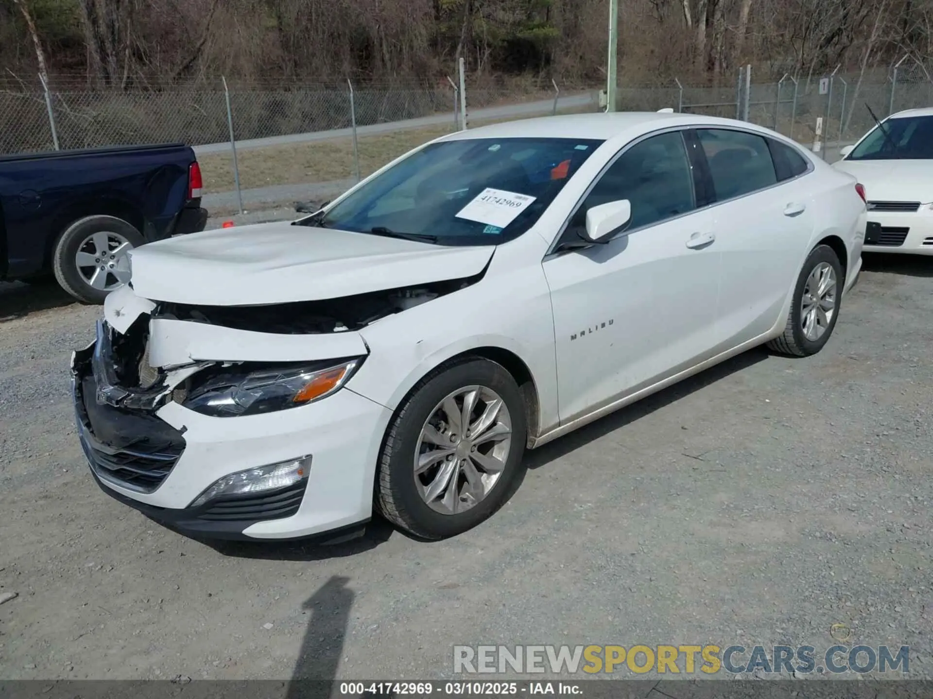 2 Photograph of a damaged car 1G1ZD5ST8KF155579 CHEVROLET MALIBU 2019