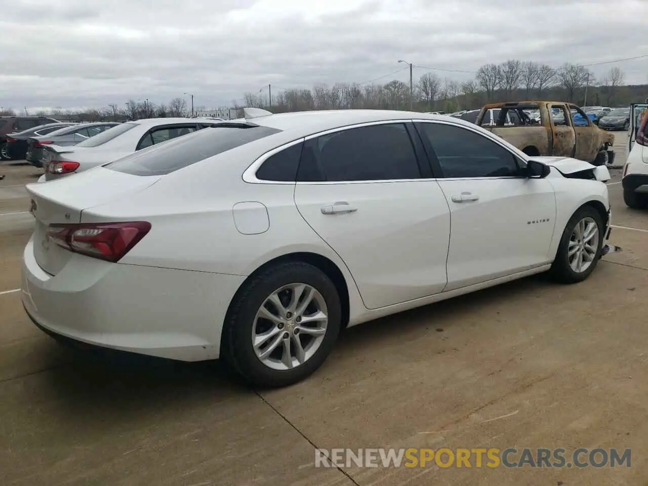 3 Photograph of a damaged car 1G1ZD5ST8KF159390 CHEVROLET MALIBU 2019