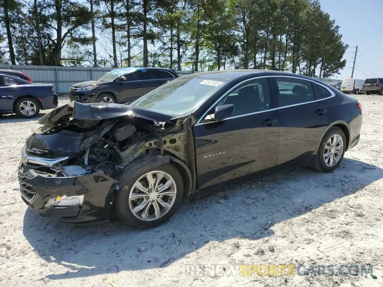 1 Photograph of a damaged car 1G1ZD5ST8KF164623 CHEVROLET MALIBU 2019