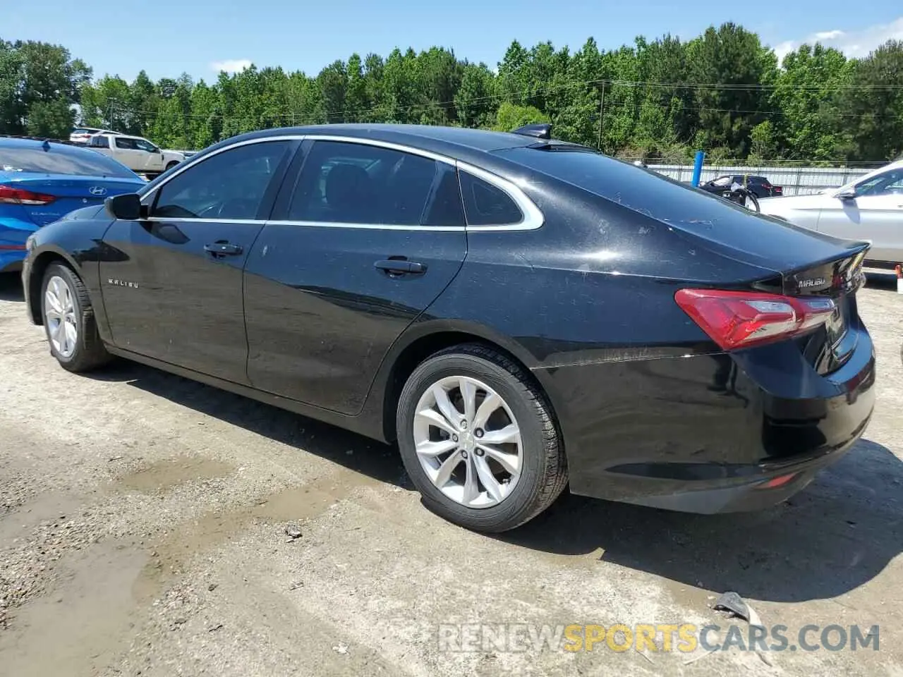 2 Photograph of a damaged car 1G1ZD5ST8KF190137 CHEVROLET MALIBU 2019