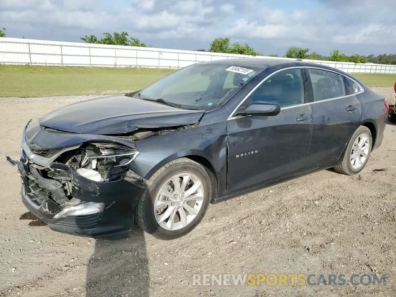1 Photograph of a damaged car 1G1ZD5ST8KF220656 CHEVROLET MALIBU 2019