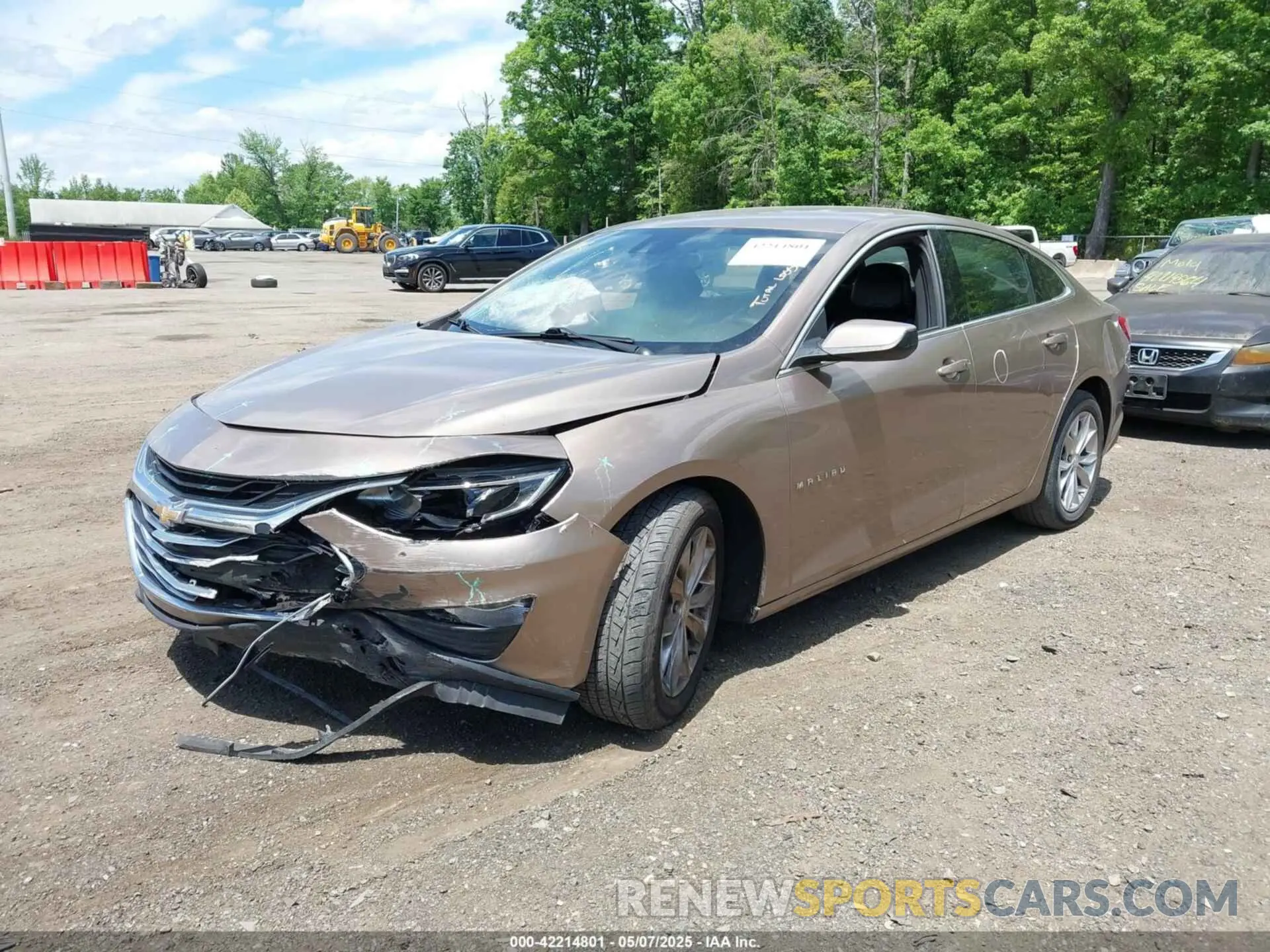 2 Photograph of a damaged car 1G1ZD5ST9KF113468 CHEVROLET MALIBU 2019