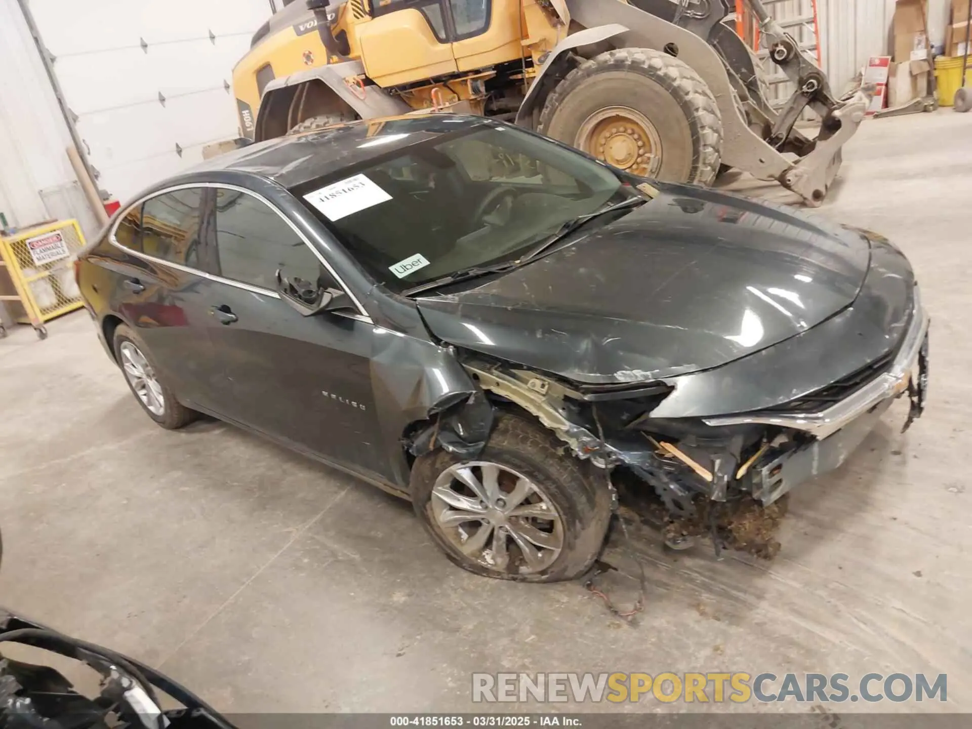 1 Photograph of a damaged car 1G1ZD5ST9KF139195 CHEVROLET MALIBU 2019