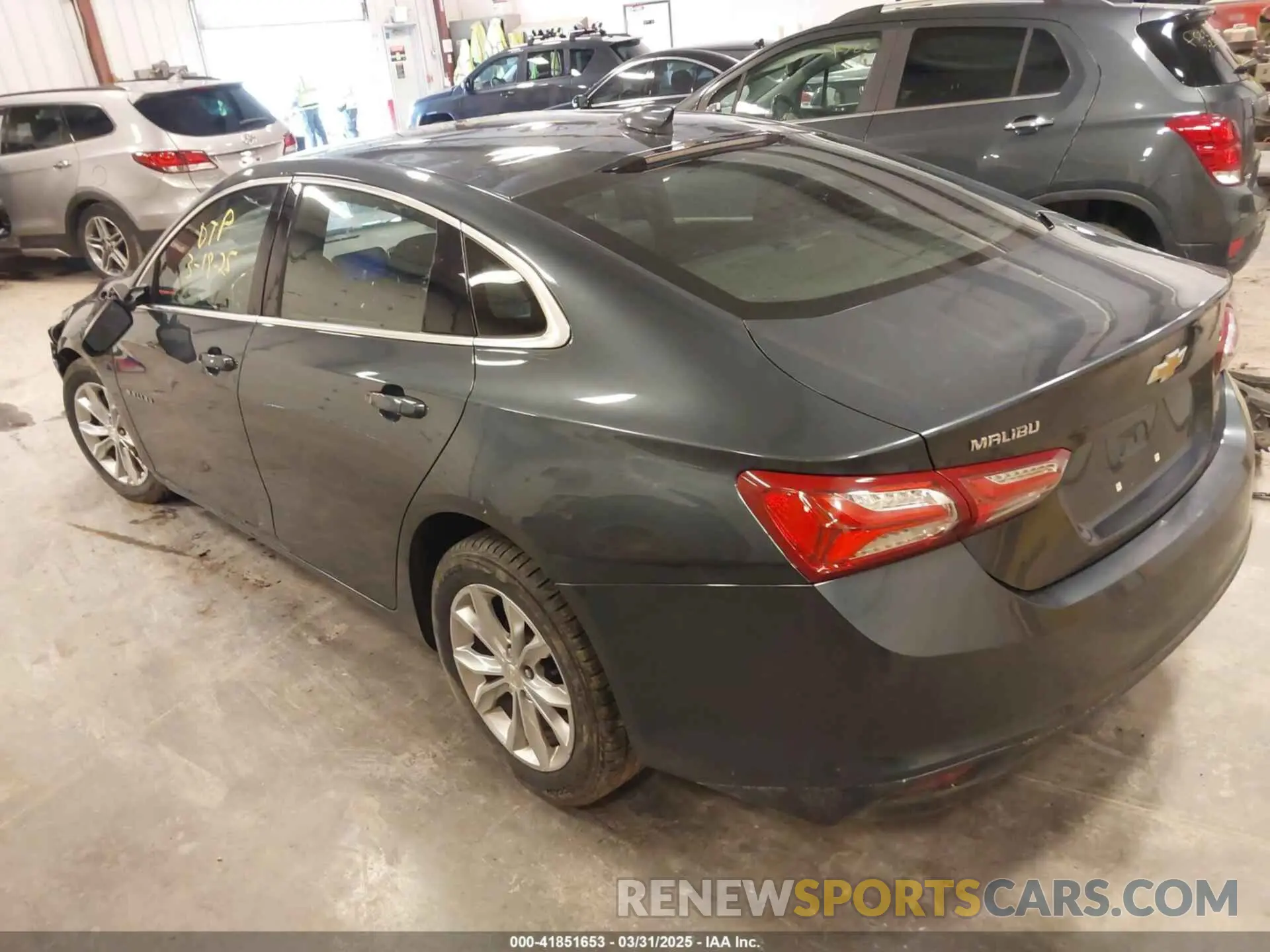 3 Photograph of a damaged car 1G1ZD5ST9KF139195 CHEVROLET MALIBU 2019