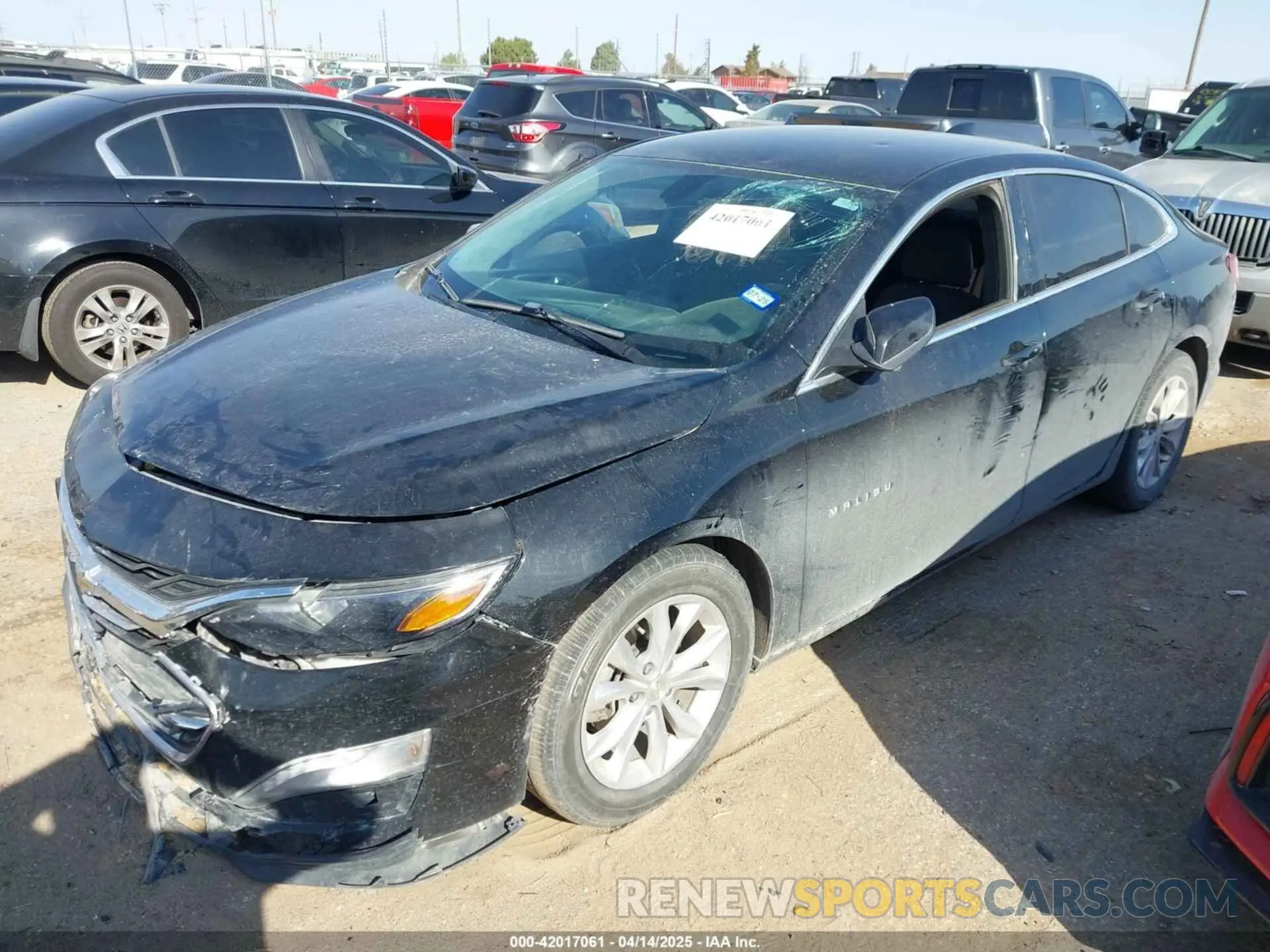 2 Photograph of a damaged car 1G1ZD5ST9KF145658 CHEVROLET MALIBU 2019