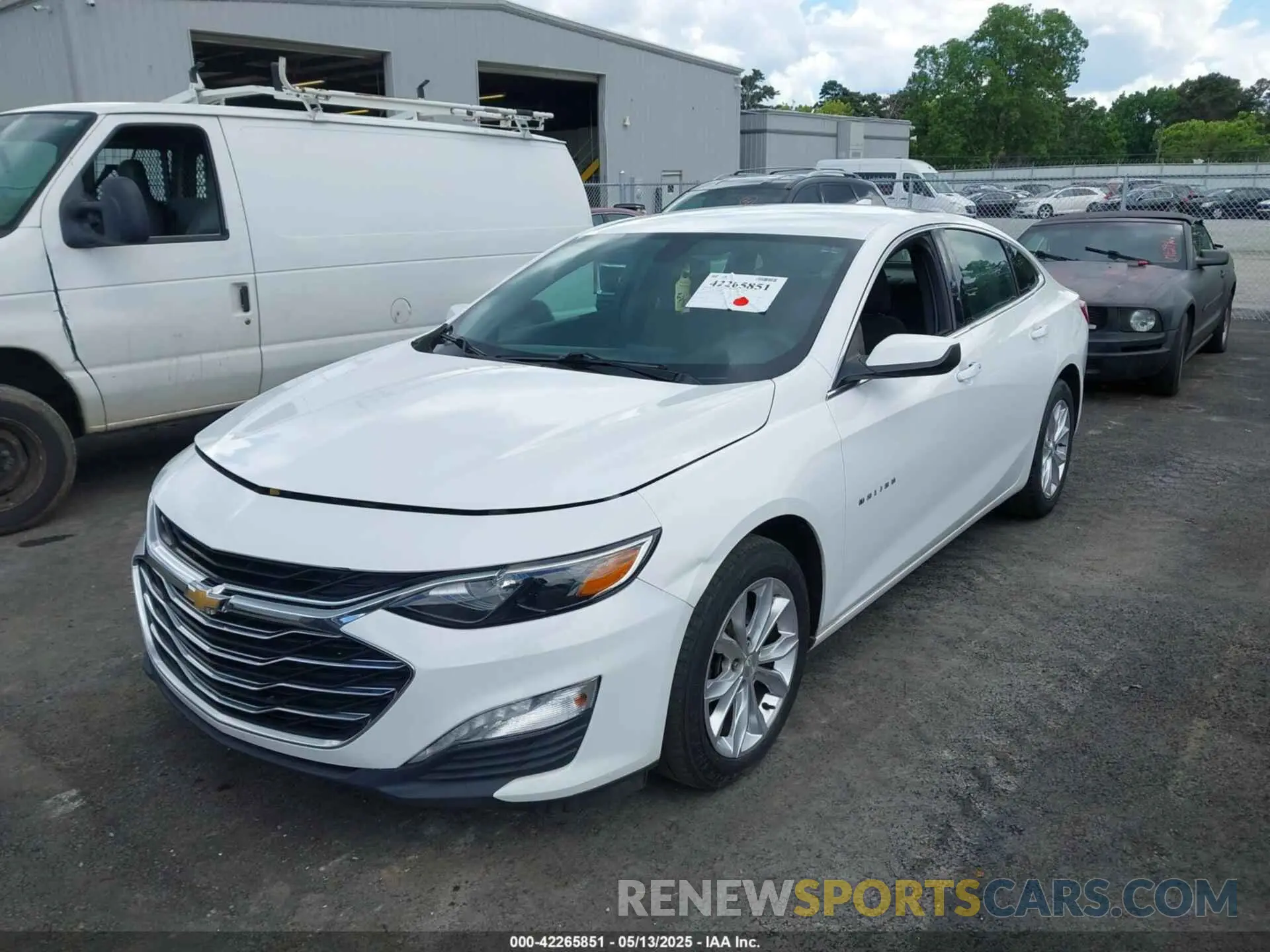 2 Photograph of a damaged car 1G1ZD5ST9KF162251 CHEVROLET MALIBU 2019