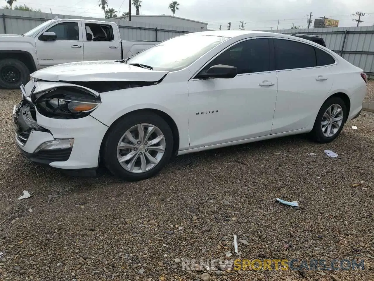 1 Photograph of a damaged car 1G1ZD5ST9KF166445 CHEVROLET MALIBU 2019