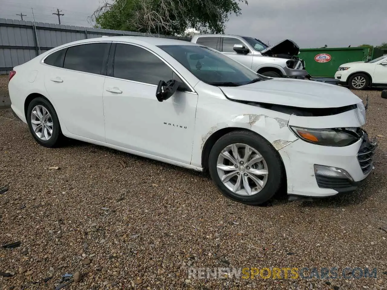 4 Photograph of a damaged car 1G1ZD5ST9KF166445 CHEVROLET MALIBU 2019