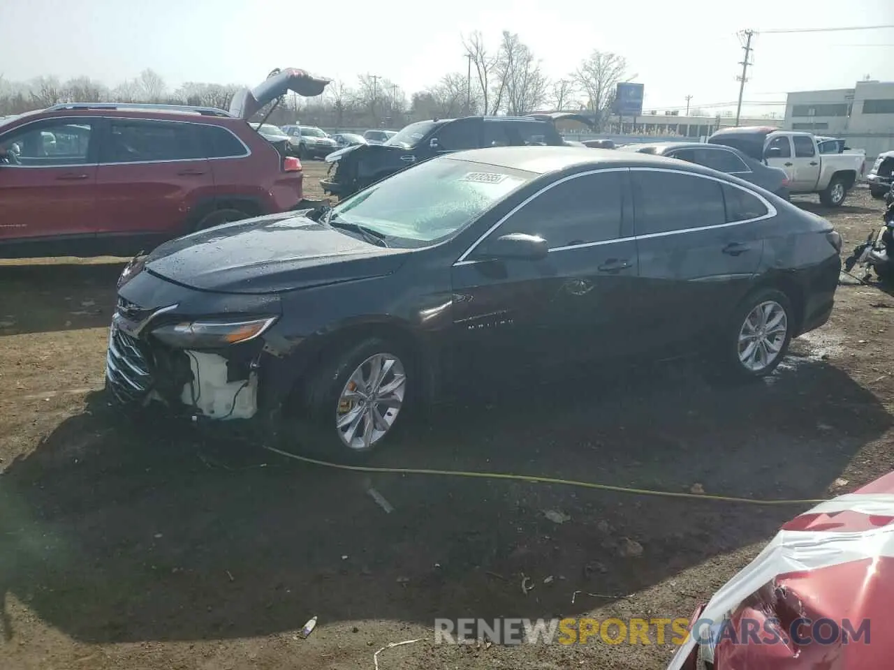 1 Photograph of a damaged car 1G1ZD5ST9KF166669 CHEVROLET MALIBU 2019