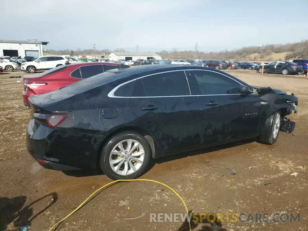 3 Photograph of a damaged car 1G1ZD5ST9KF166669 CHEVROLET MALIBU 2019