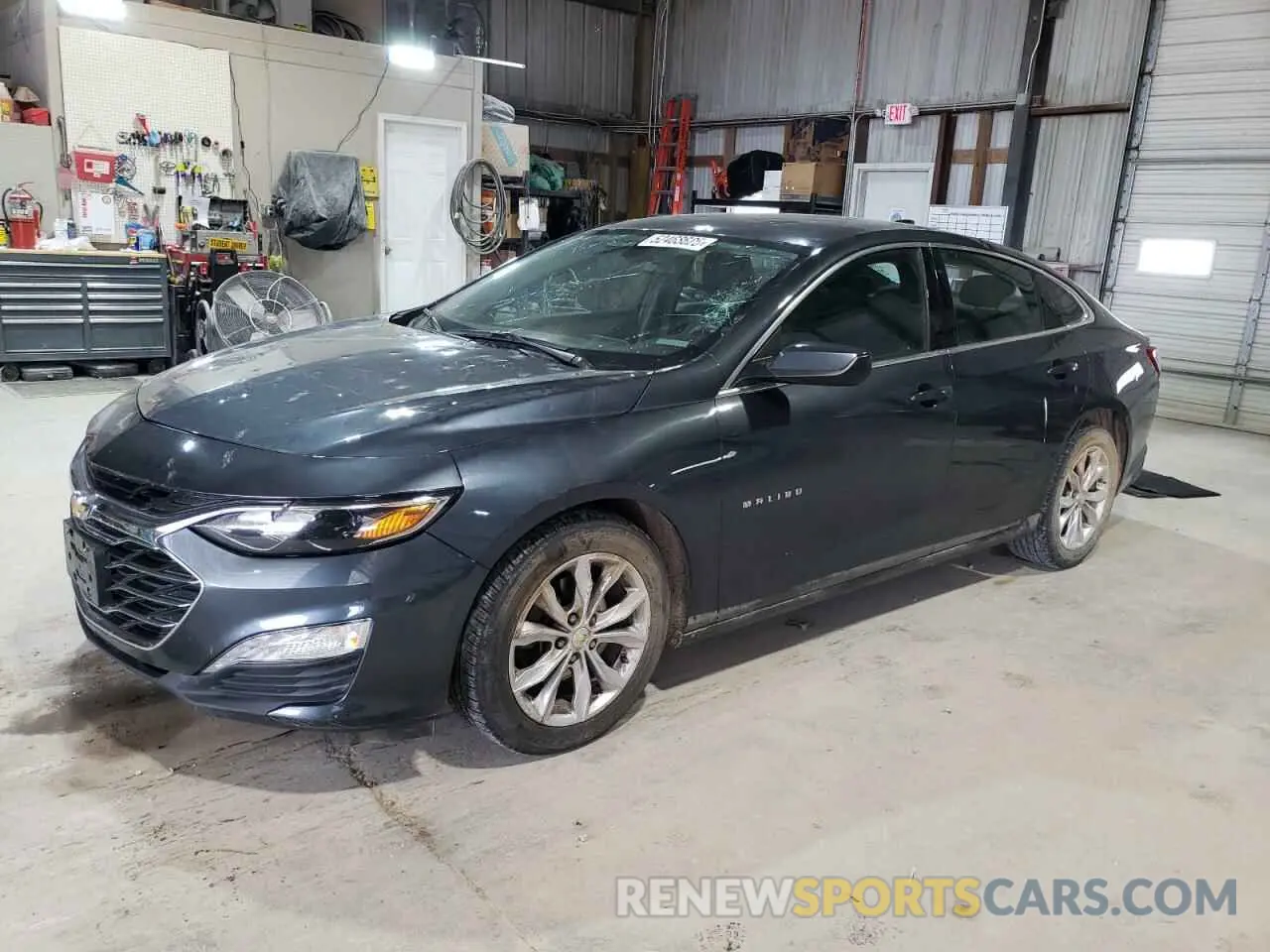 1 Photograph of a damaged car 1G1ZD5ST9KF176540 CHEVROLET MALIBU 2019