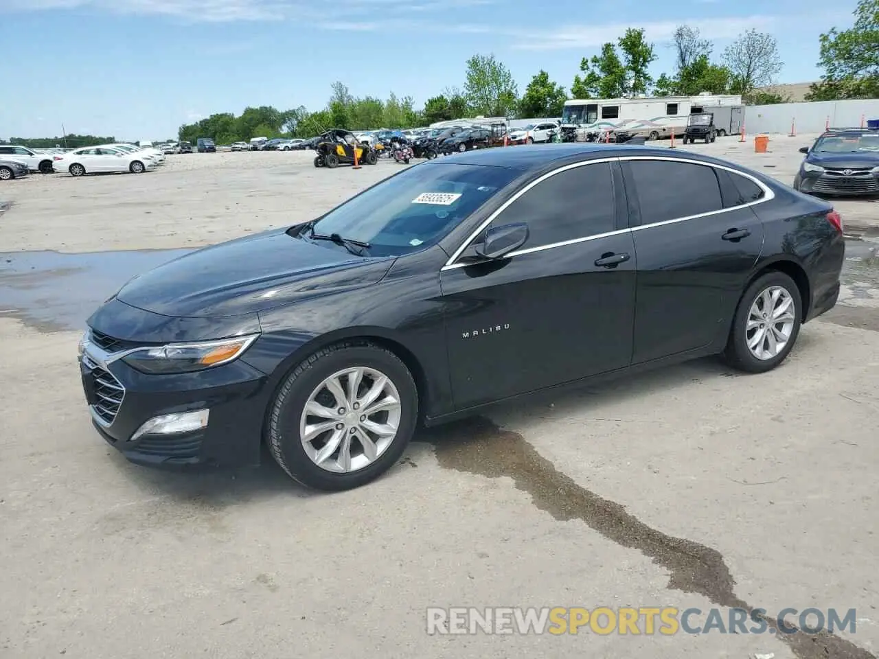 1 Photograph of a damaged car 1G1ZD5ST9KF178272 CHEVROLET MALIBU 2019