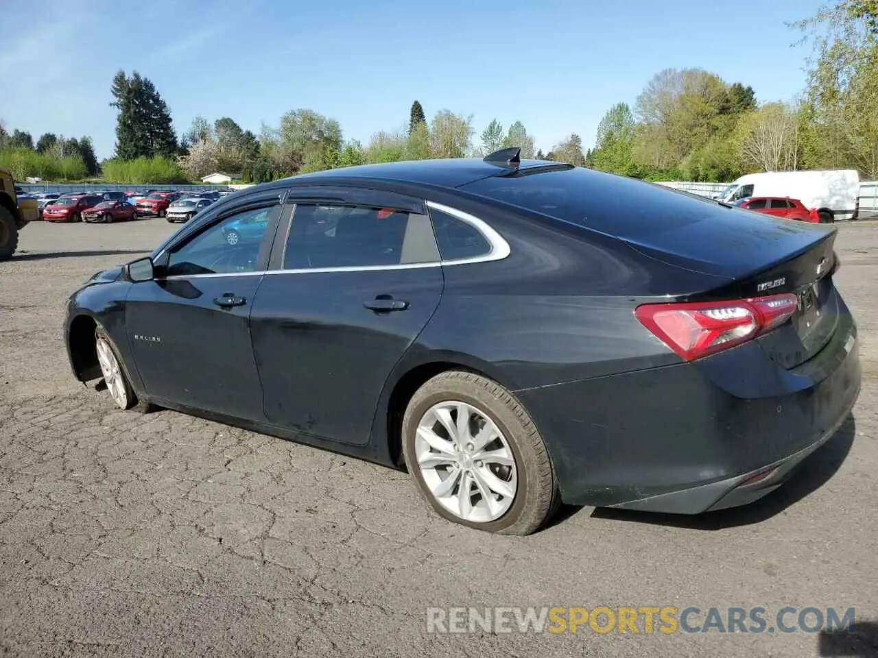2 Photograph of a damaged car 1G1ZD5ST9KF180605 CHEVROLET MALIBU 2019