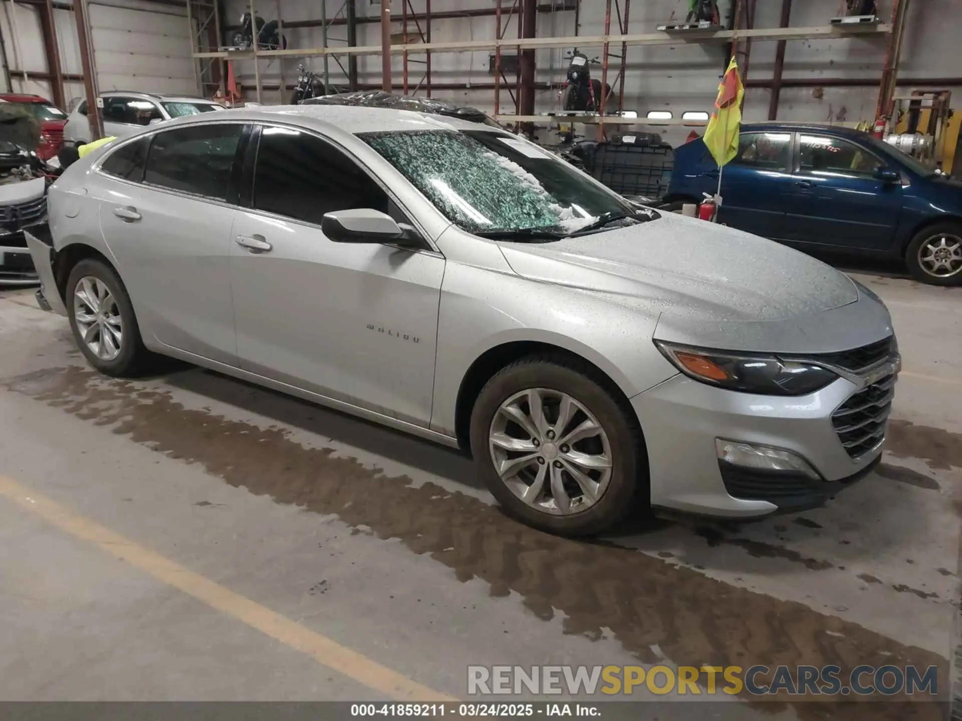 1 Photograph of a damaged car 1G1ZD5ST9KF188123 CHEVROLET MALIBU 2019