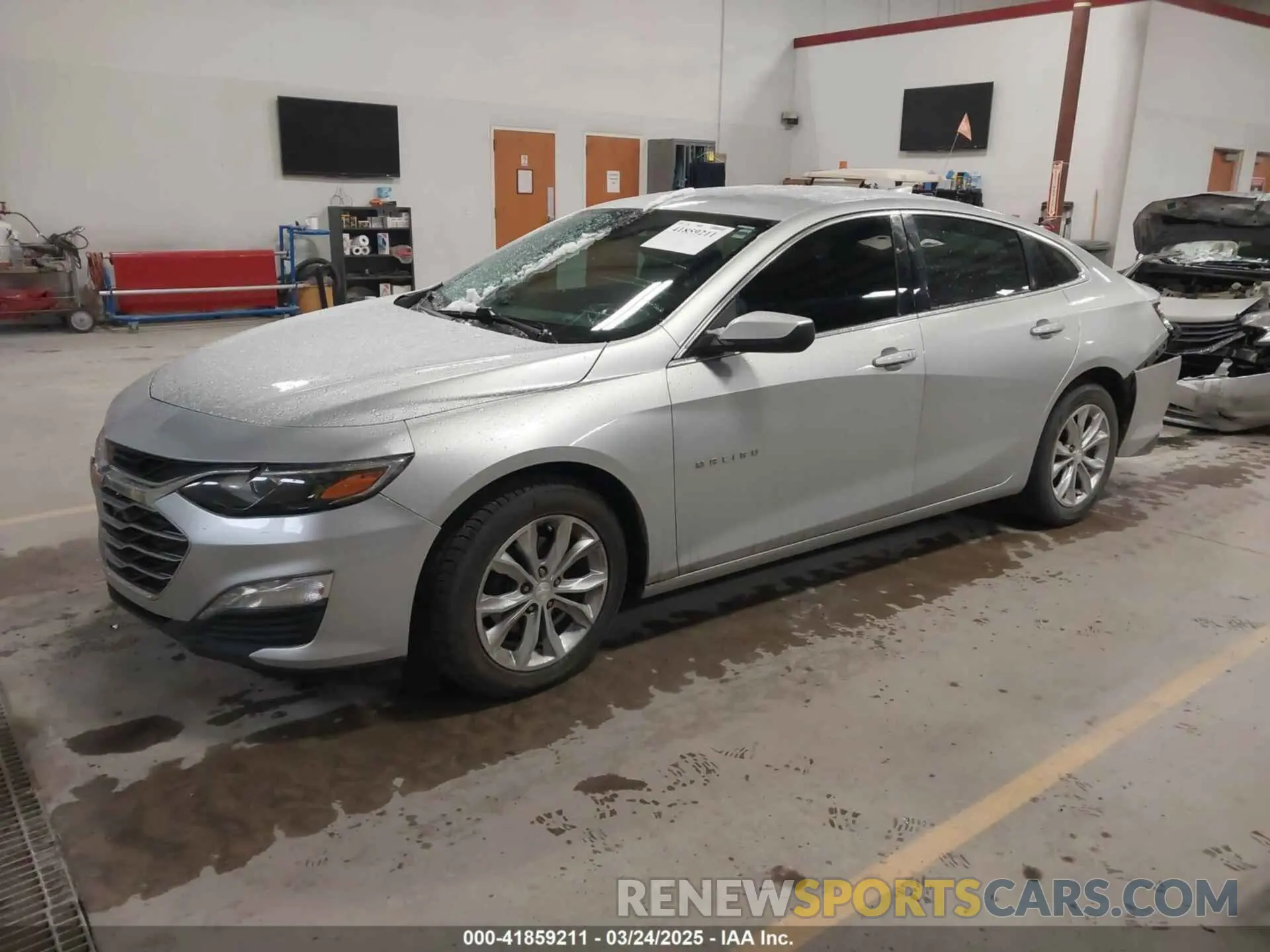 2 Photograph of a damaged car 1G1ZD5ST9KF188123 CHEVROLET MALIBU 2019