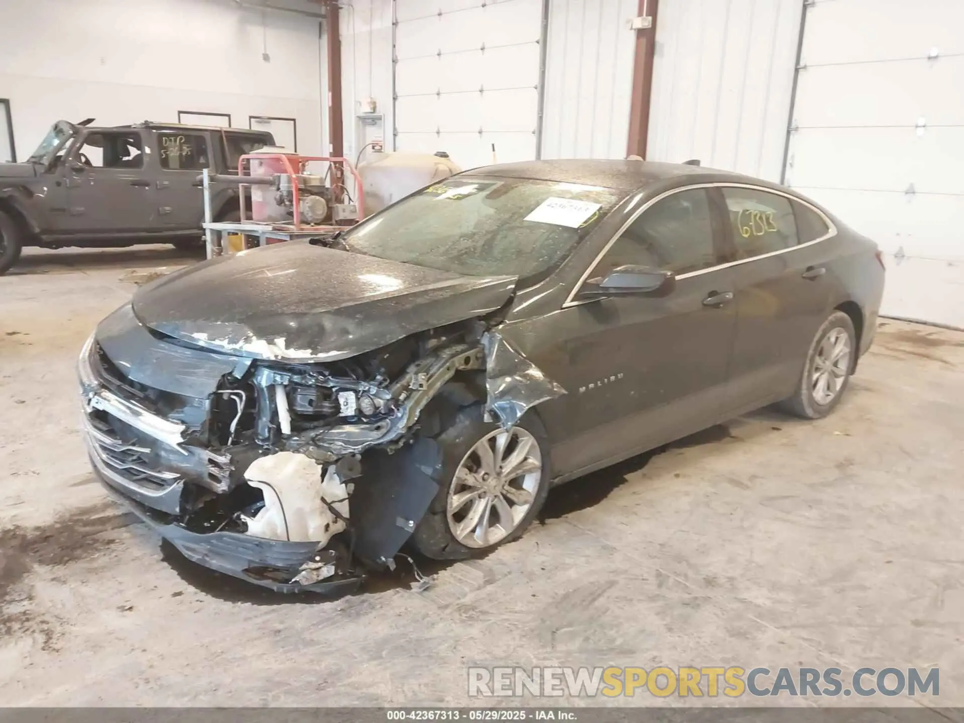 2 Photograph of a damaged car 1G1ZD5ST9KF206622 CHEVROLET MALIBU 2019