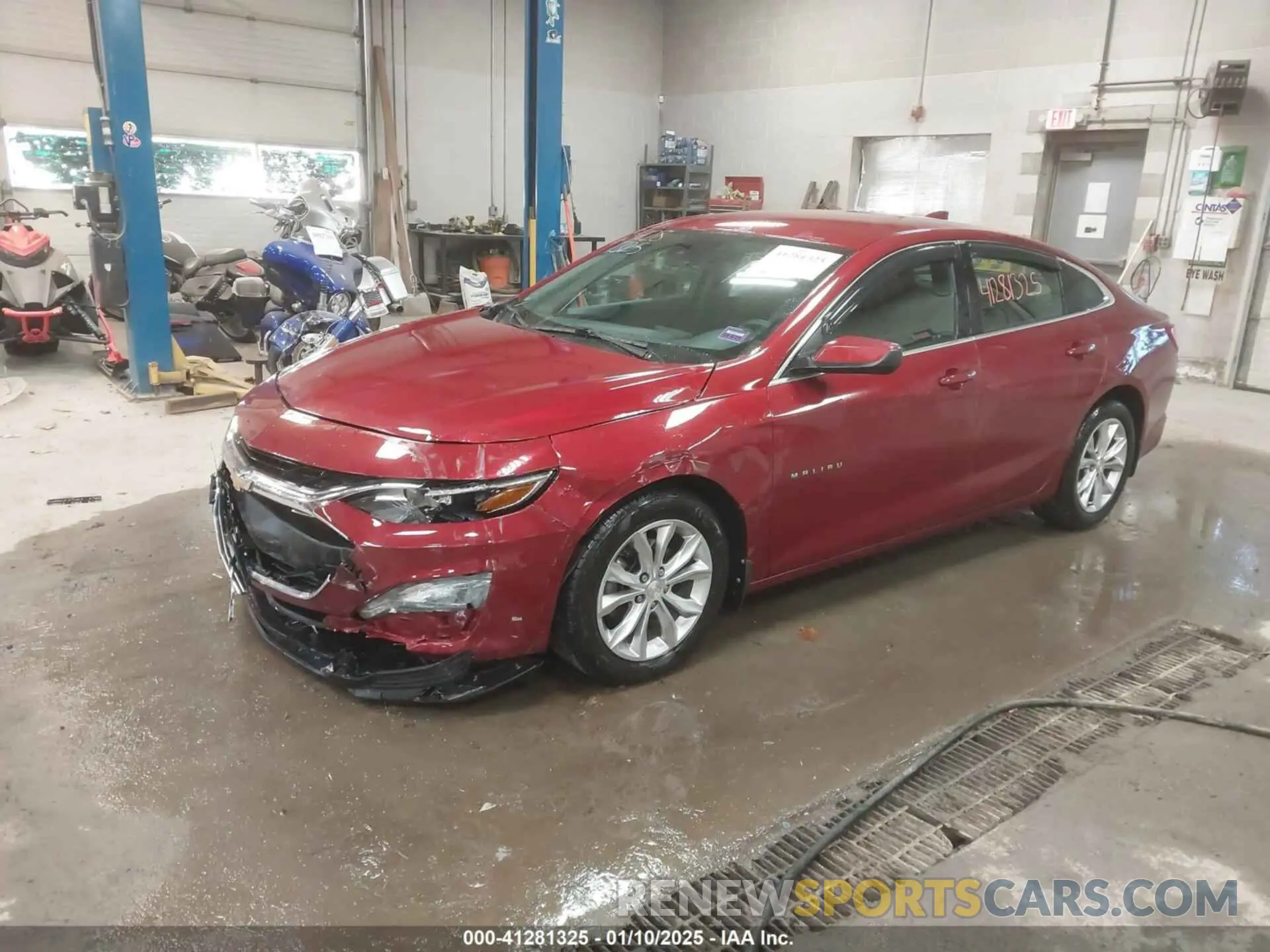 2 Photograph of a damaged car 1G1ZD5ST9KF209813 CHEVROLET MALIBU 2019