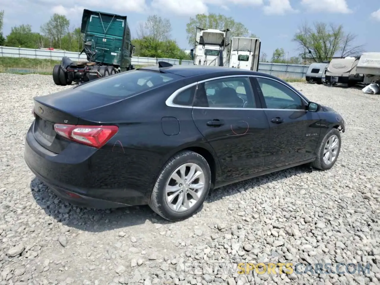 3 Photograph of a damaged car 1G1ZD5ST9KF213795 CHEVROLET MALIBU 2019