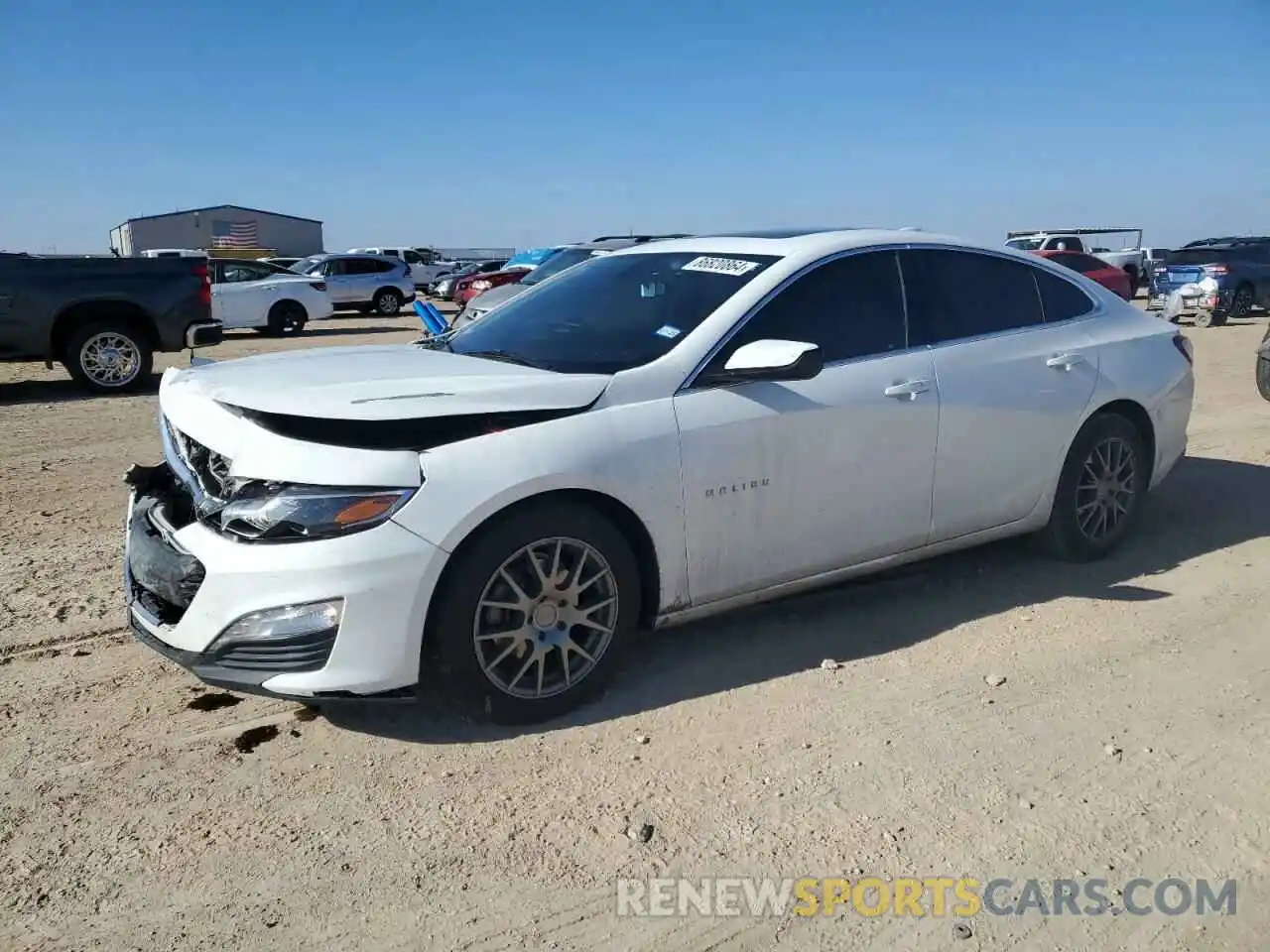 1 Photograph of a damaged car 1G1ZD5STXKF112653 CHEVROLET MALIBU 2019