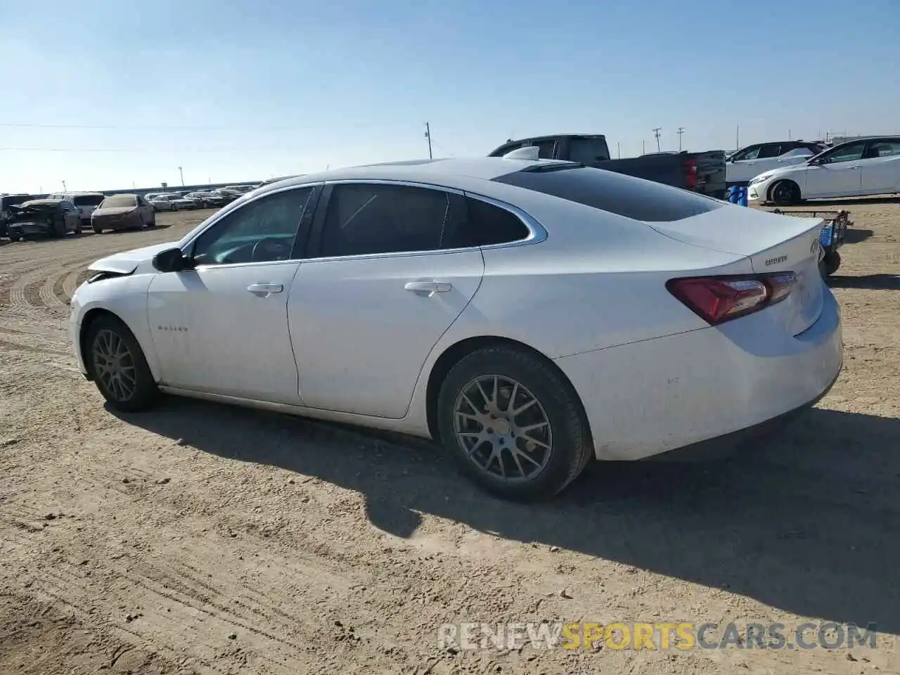 2 Photograph of a damaged car 1G1ZD5STXKF112653 CHEVROLET MALIBU 2019