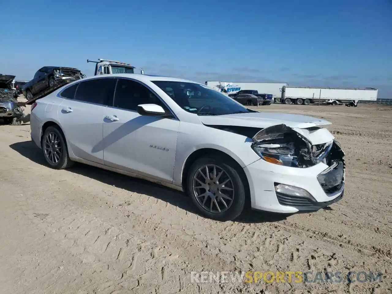 4 Photograph of a damaged car 1G1ZD5STXKF112653 CHEVROLET MALIBU 2019