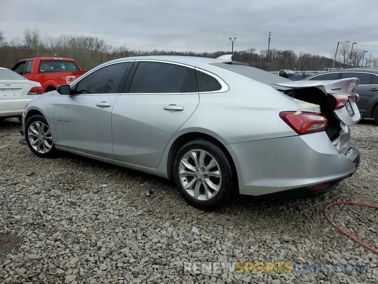 2 Photograph of a damaged car 1G1ZD5STXKF117030 CHEVROLET MALIBU 2019
