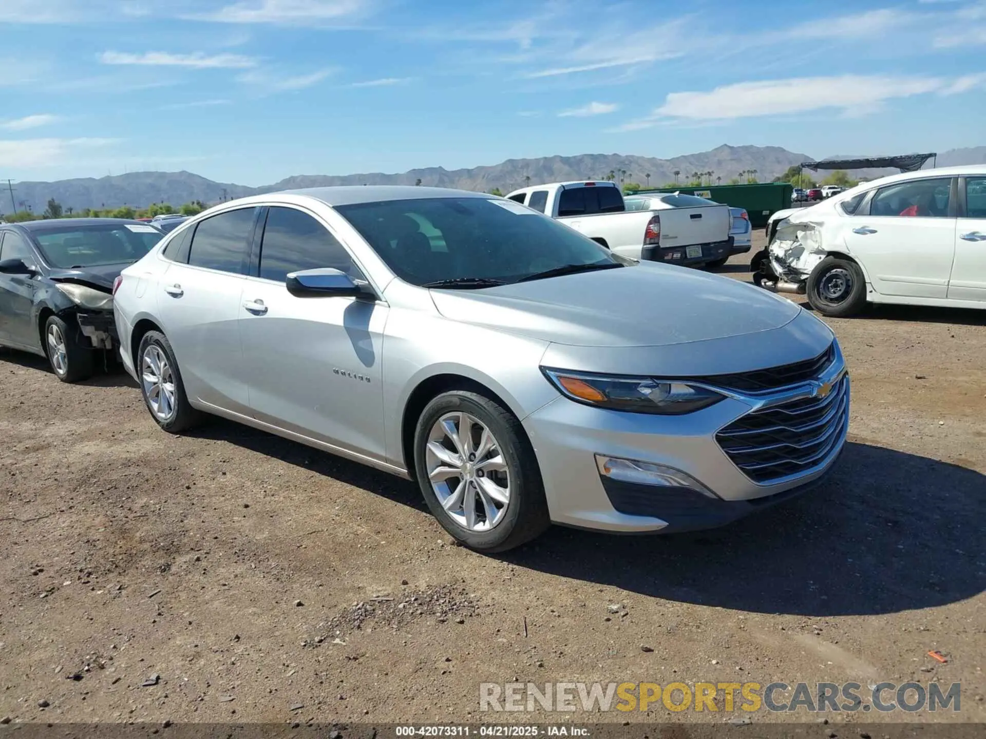 1 Photograph of a damaged car 1G1ZD5STXKF118291 CHEVROLET MALIBU 2019