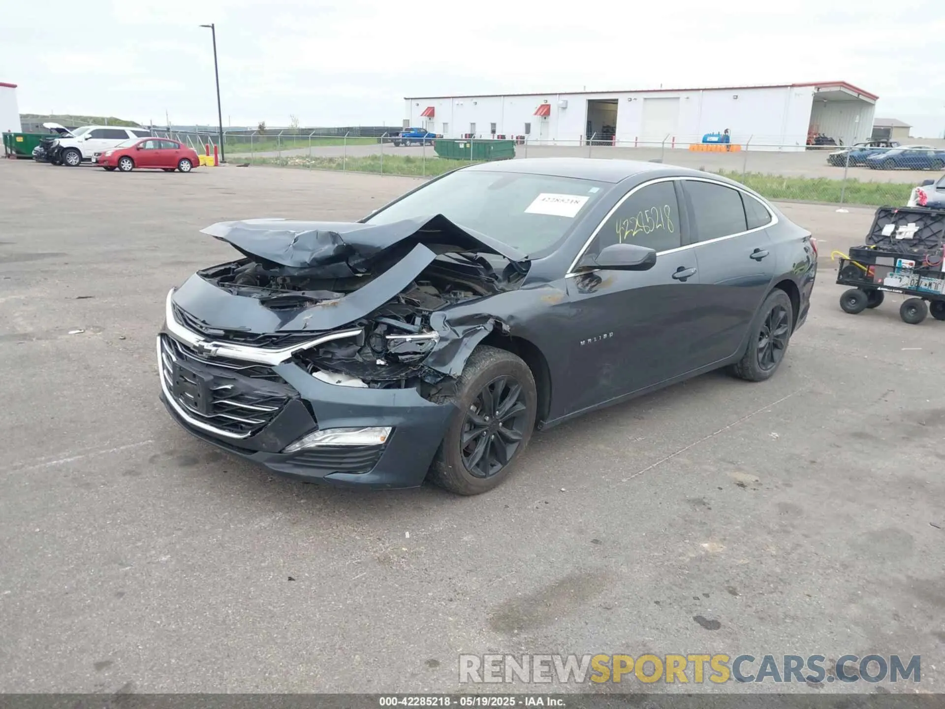 2 Photograph of a damaged car 1G1ZD5STXKF136256 CHEVROLET MALIBU 2019