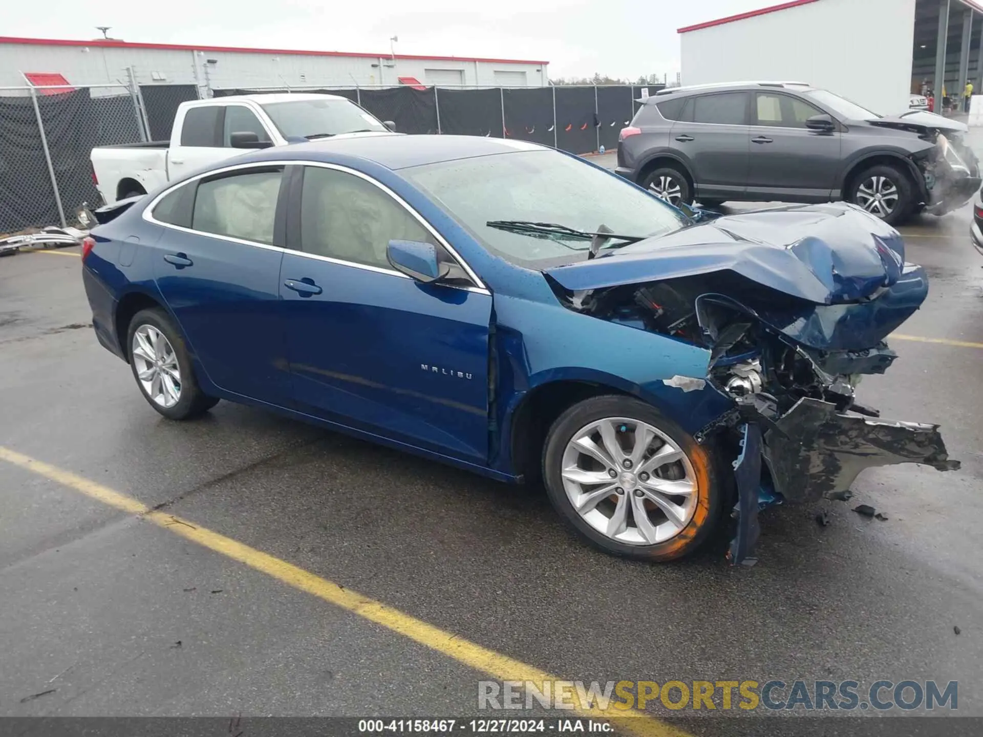 1 Photograph of a damaged car 1G1ZD5STXKF142803 CHEVROLET MALIBU 2019
