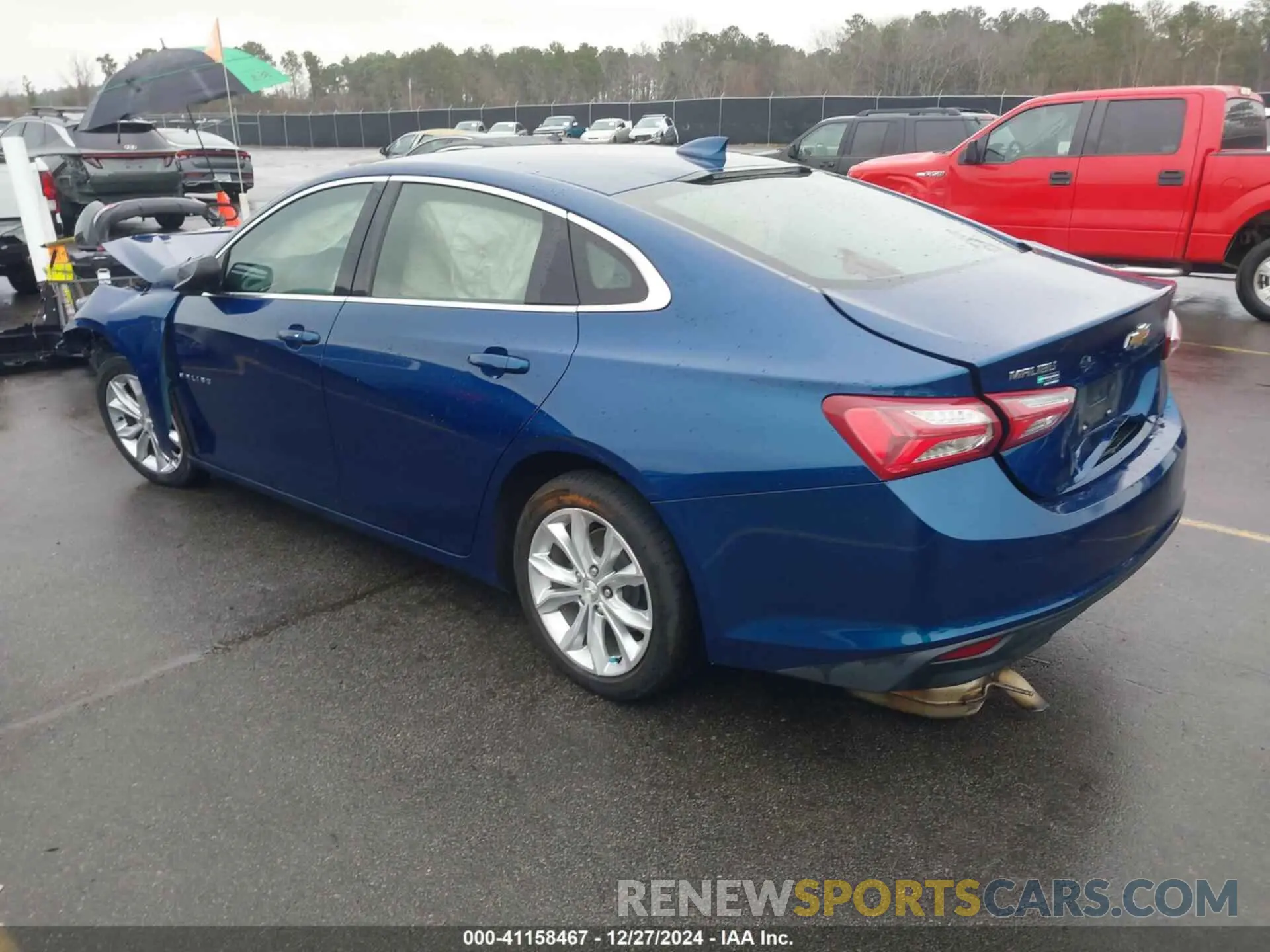 3 Photograph of a damaged car 1G1ZD5STXKF142803 CHEVROLET MALIBU 2019