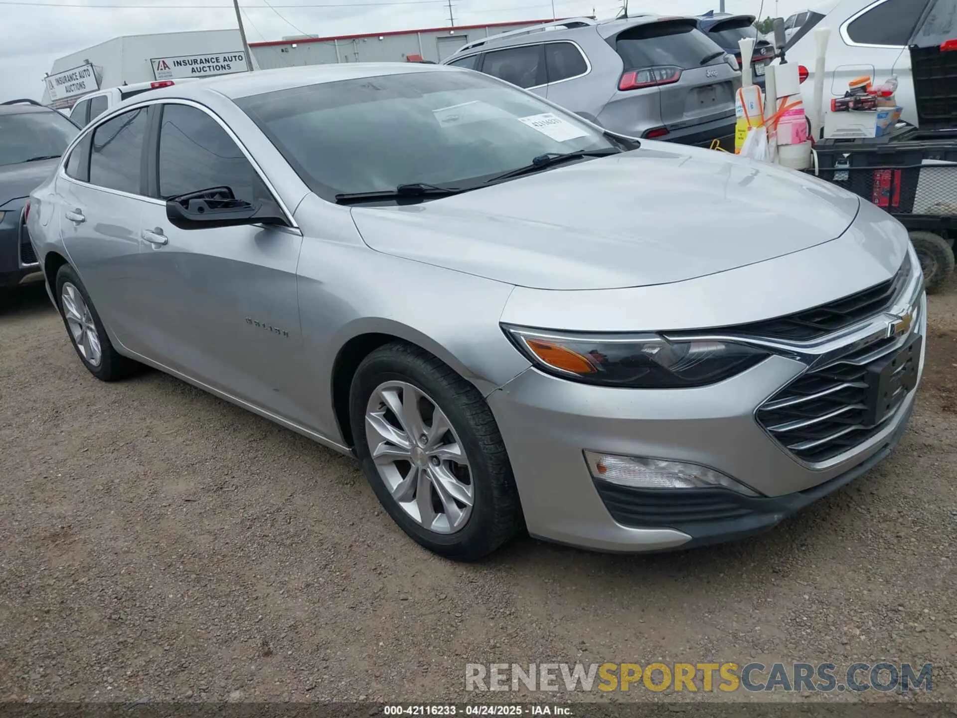 1 Photograph of a damaged car 1G1ZD5STXKF166664 CHEVROLET MALIBU 2019
