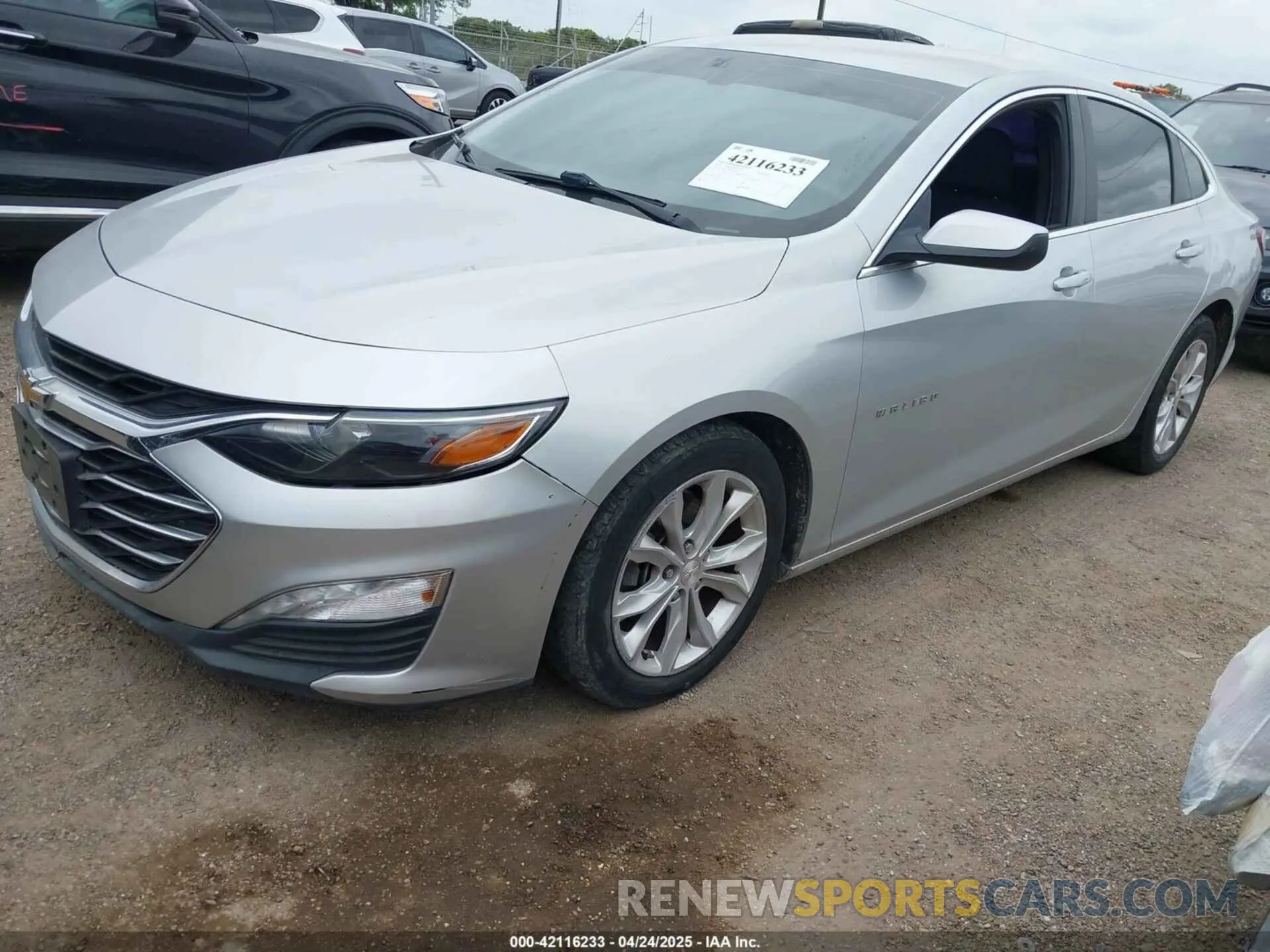 2 Photograph of a damaged car 1G1ZD5STXKF166664 CHEVROLET MALIBU 2019