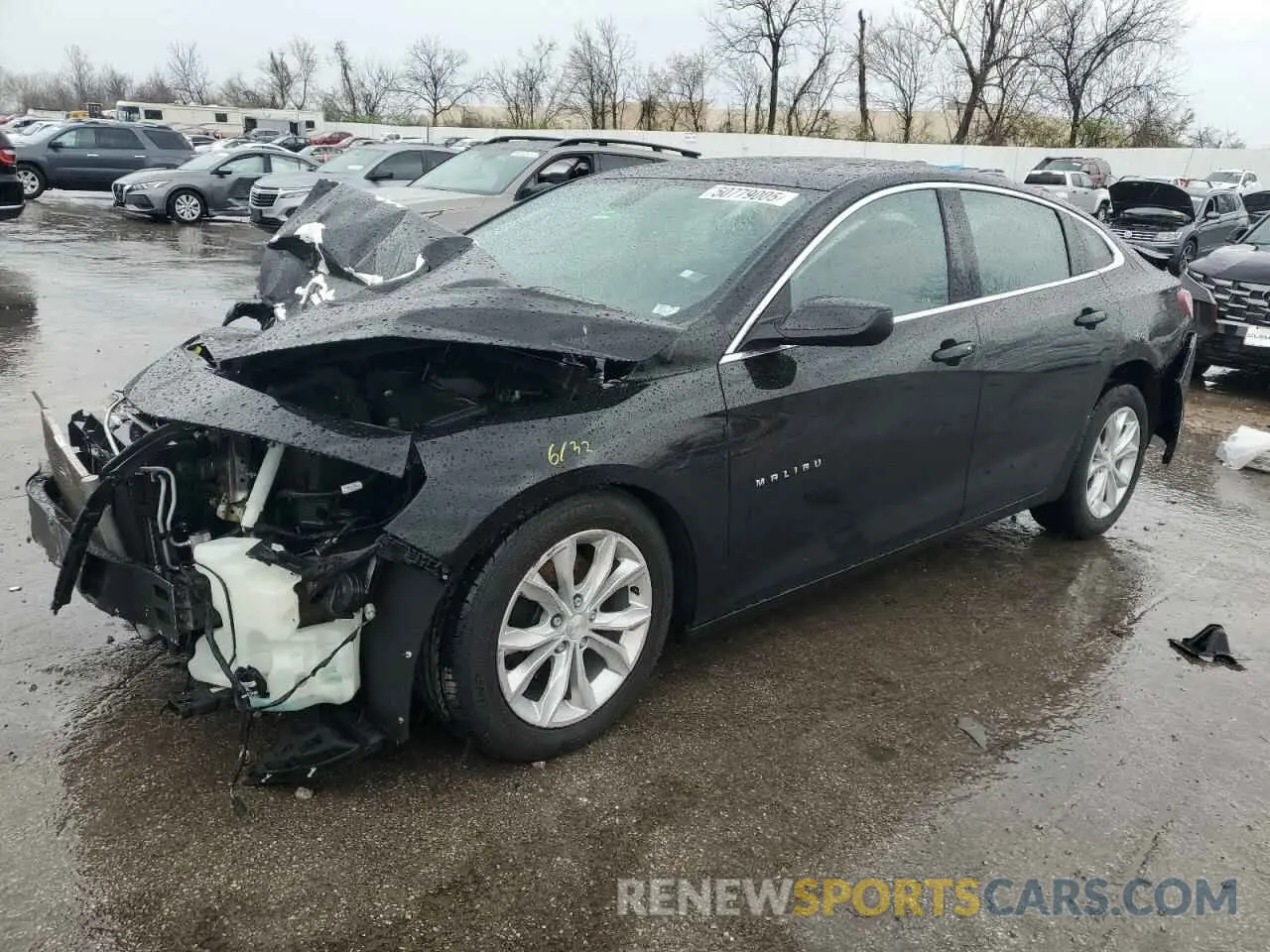 1 Photograph of a damaged car 1G1ZD5STXKF167118 CHEVROLET MALIBU 2019