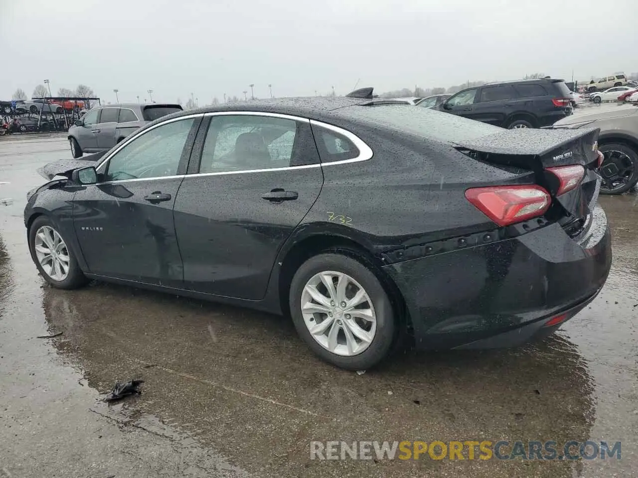 2 Photograph of a damaged car 1G1ZD5STXKF167118 CHEVROLET MALIBU 2019