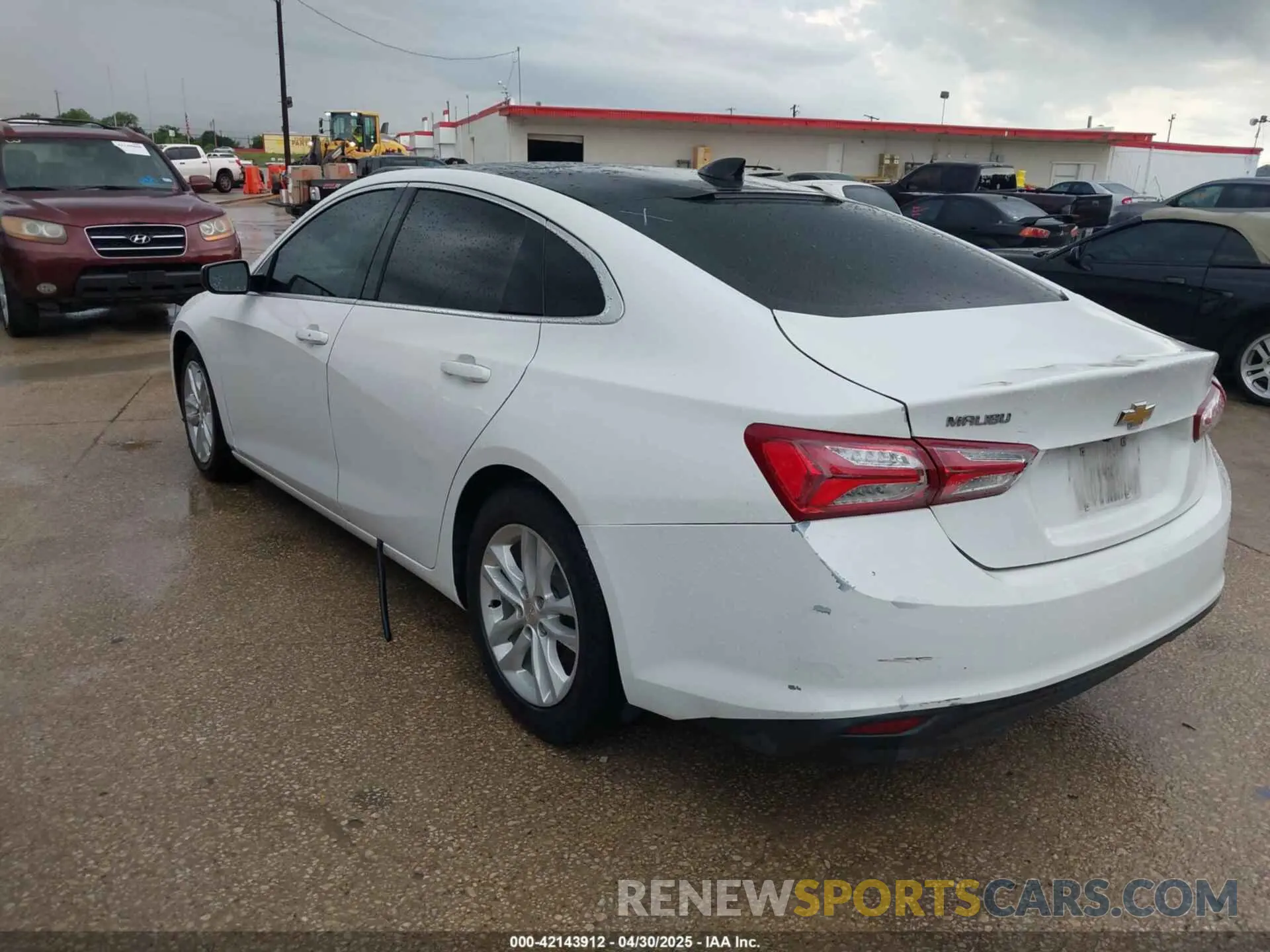 3 Photograph of a damaged car 1G1ZD5STXKF180483 CHEVROLET MALIBU 2019