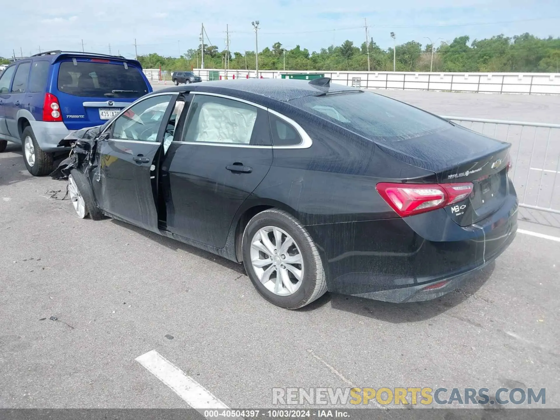 3 Photograph of a damaged car 1G1ZD5STXKF185103 CHEVROLET MALIBU 2019