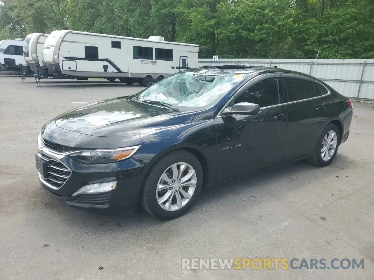 1 Photograph of a damaged car 1G1ZD5STXKF207472 CHEVROLET MALIBU 2019