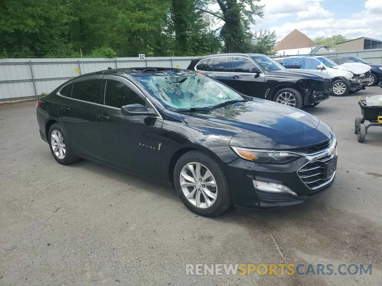 4 Photograph of a damaged car 1G1ZD5STXKF207472 CHEVROLET MALIBU 2019