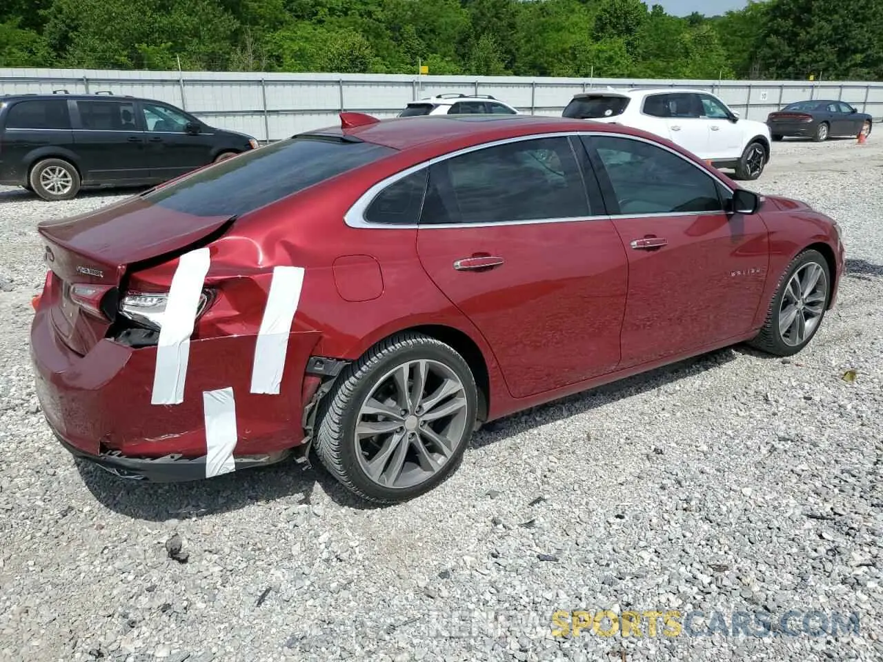 3 Photograph of a damaged car 1G1ZE5SX1KF149476 CHEVROLET MALIBU 2019