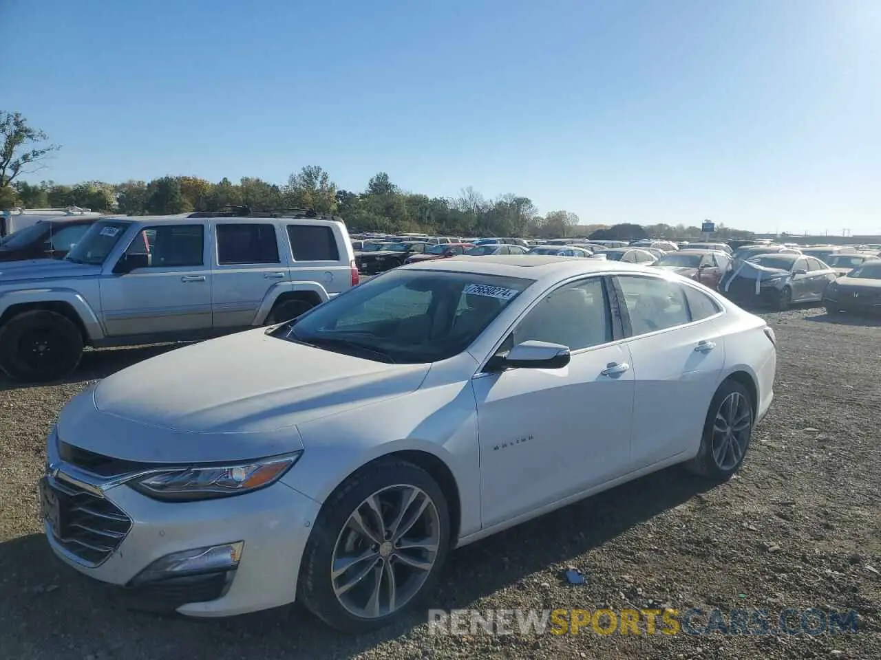 1 Photograph of a damaged car 1G1ZE5SX1KF149803 CHEVROLET MALIBU 2019