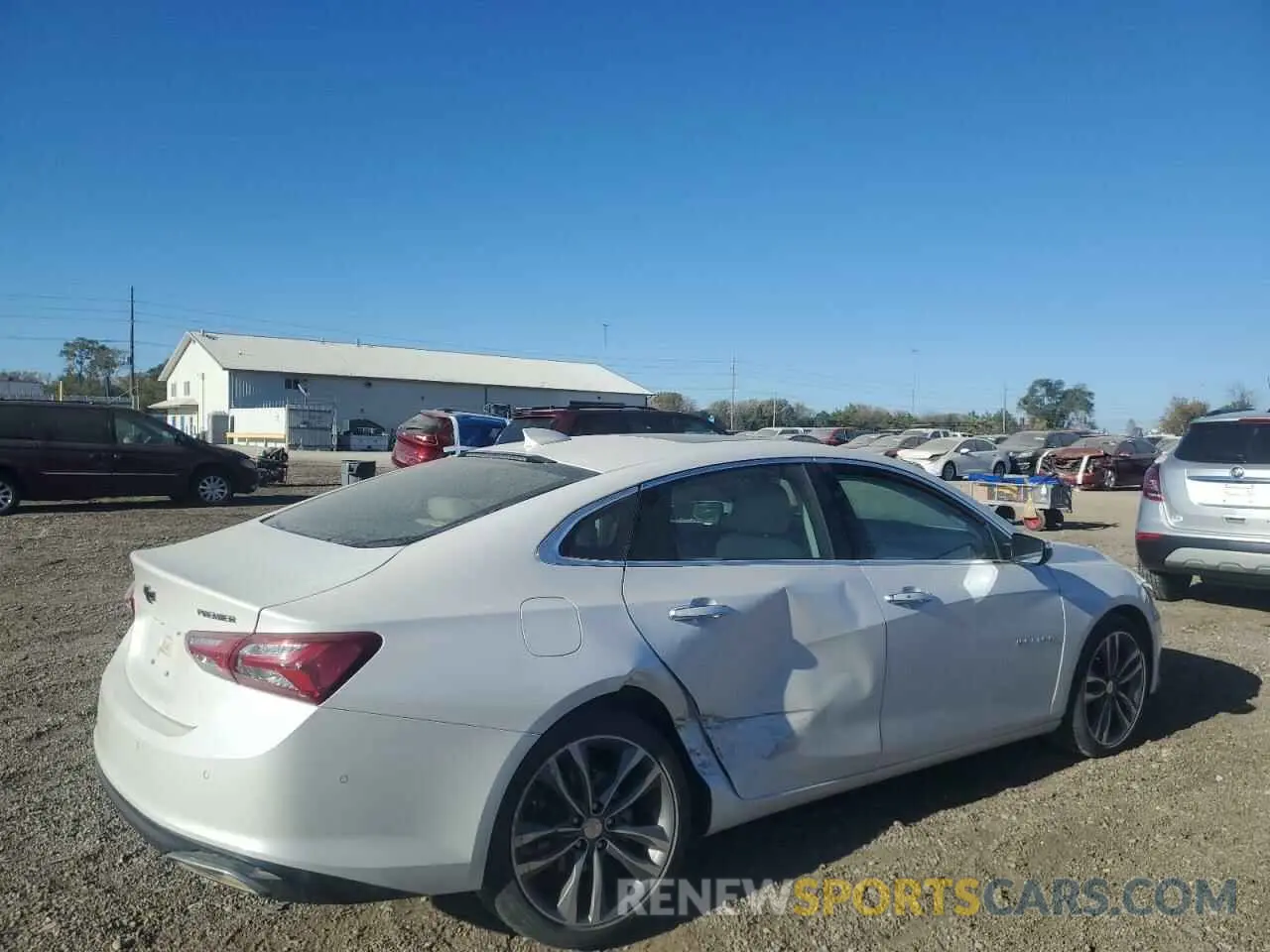 3 Photograph of a damaged car 1G1ZE5SX1KF149803 CHEVROLET MALIBU 2019