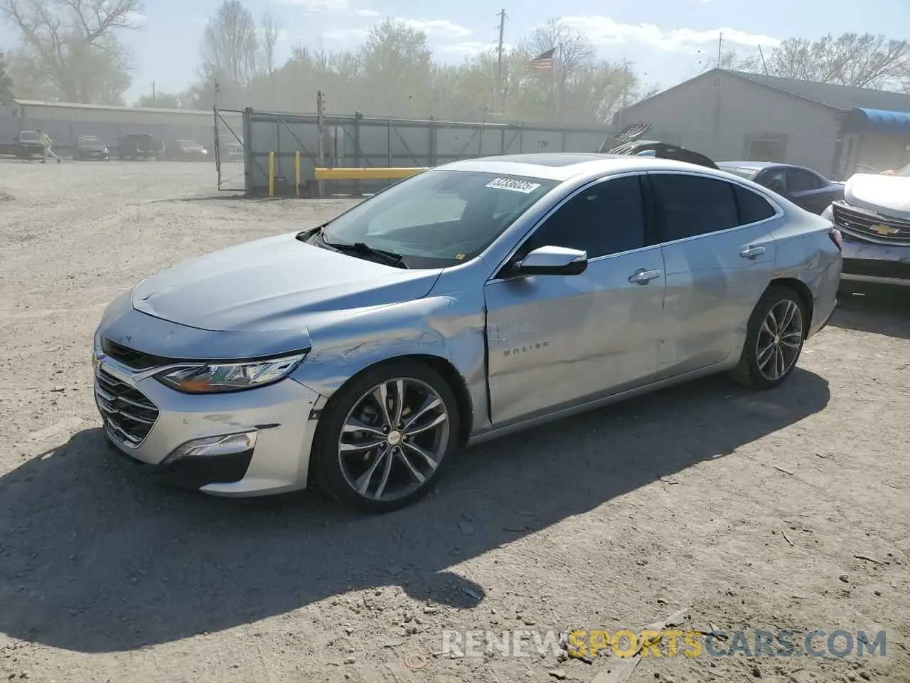 1 Photograph of a damaged car 1G1ZE5SX1KF154788 CHEVROLET MALIBU 2019