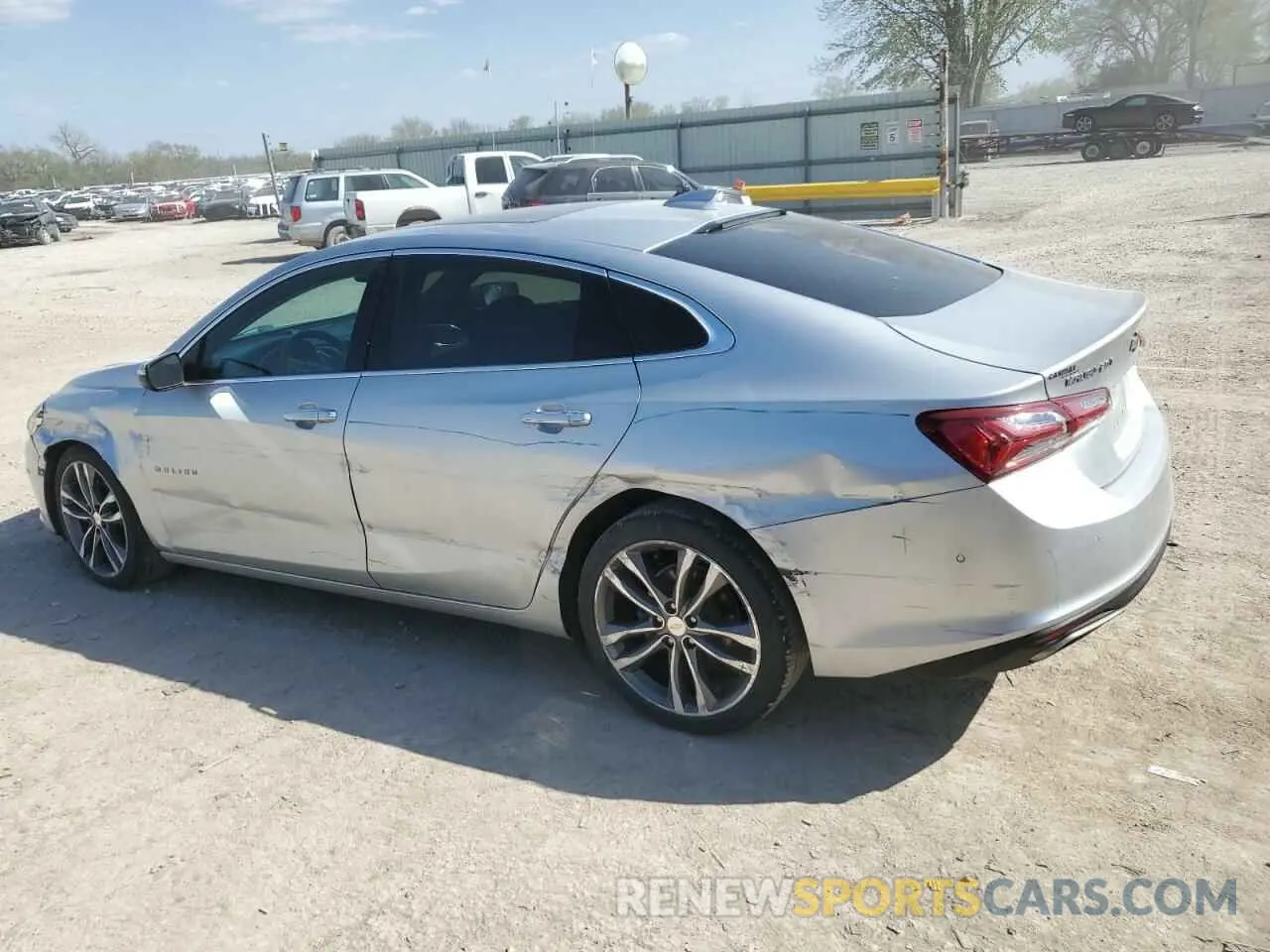 2 Photograph of a damaged car 1G1ZE5SX1KF154788 CHEVROLET MALIBU 2019