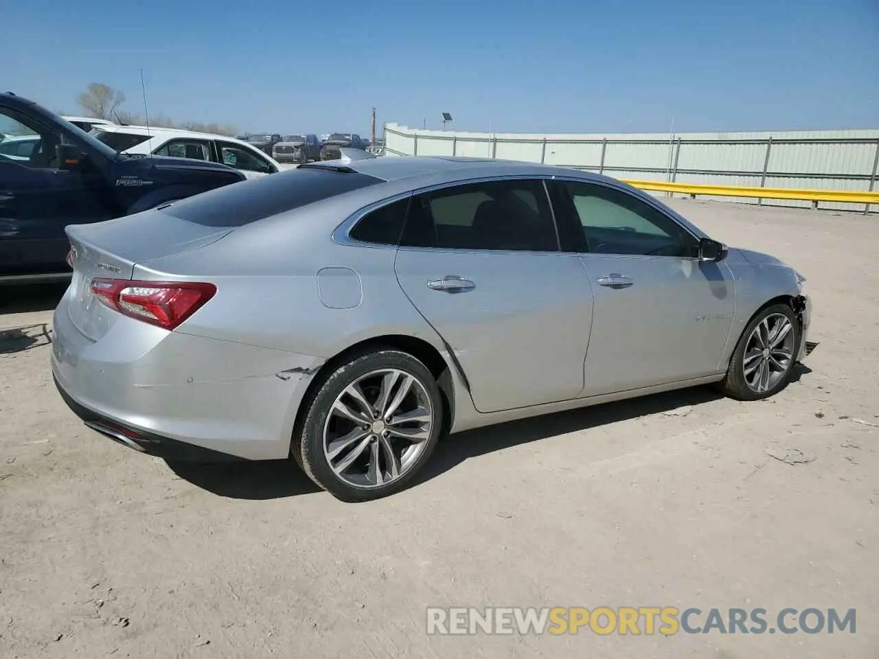 3 Photograph of a damaged car 1G1ZE5SX1KF154788 CHEVROLET MALIBU 2019