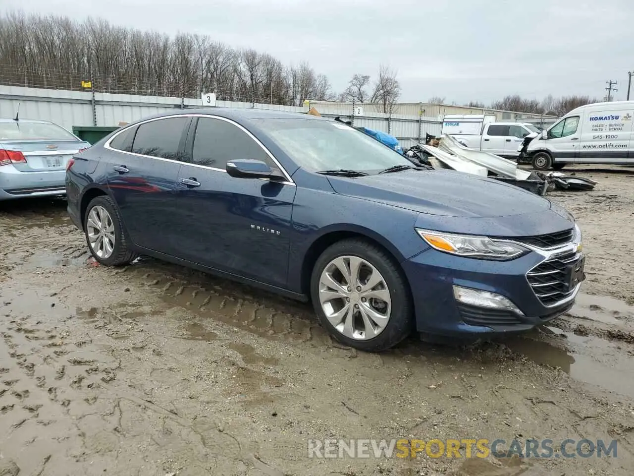 4 Photograph of a damaged car 1G1ZE5SX3KF152041 CHEVROLET MALIBU 2019