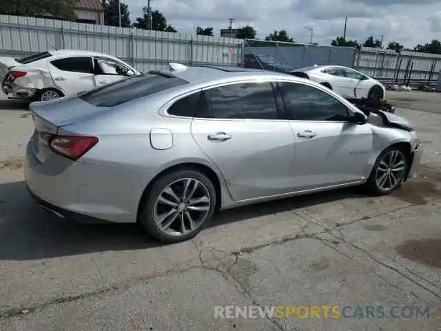 3 Photograph of a damaged car 1G1ZE5SX3KF185637 CHEVROLET MALIBU 2019