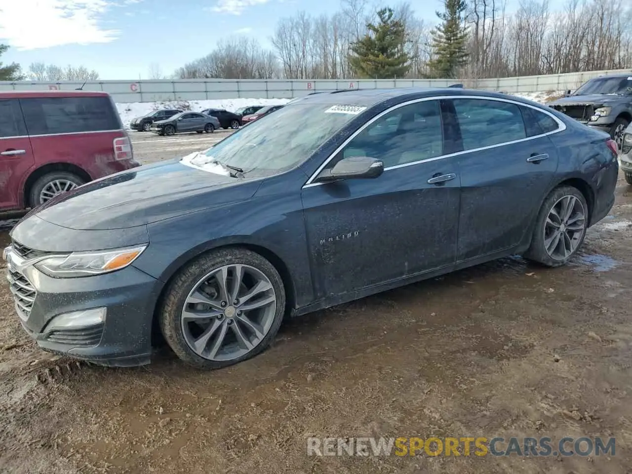 1 Photograph of a damaged car 1G1ZE5SX5KF152784 CHEVROLET MALIBU 2019