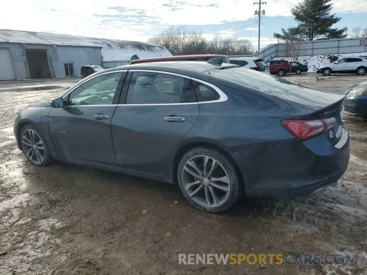 2 Photograph of a damaged car 1G1ZE5SX5KF152784 CHEVROLET MALIBU 2019