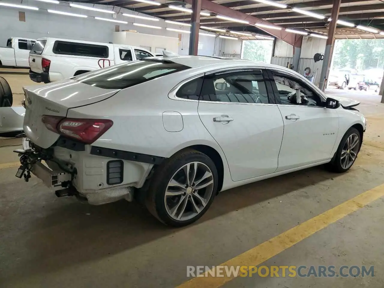 3 Photograph of a damaged car 1G1ZE5SX5KF177863 CHEVROLET MALIBU 2019