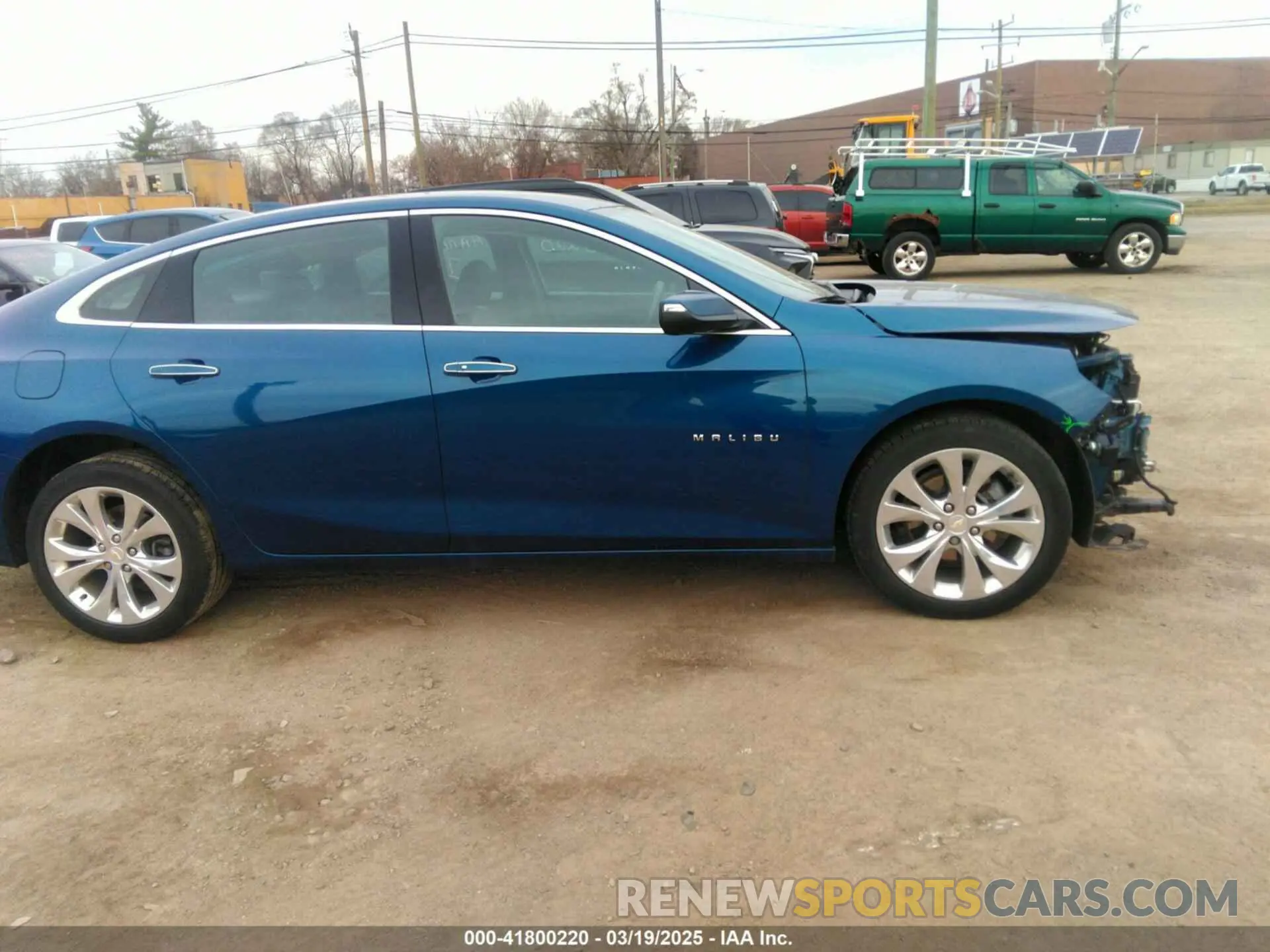 13 Photograph of a damaged car 1G1ZE5SX6KF195532 CHEVROLET MALIBU 2019